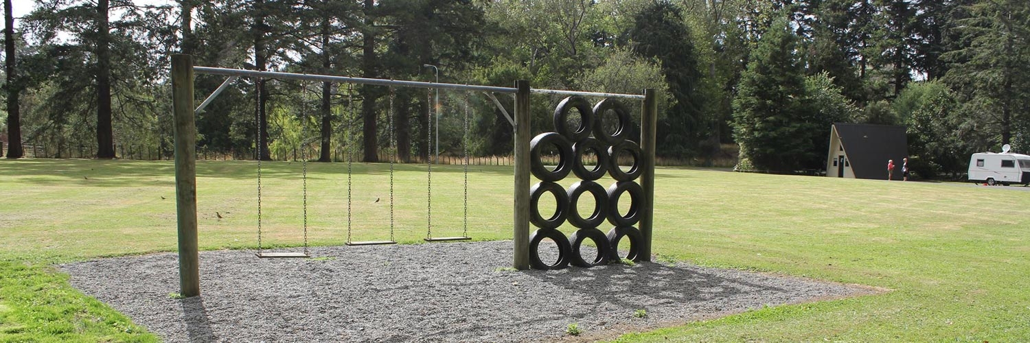 playground with swings